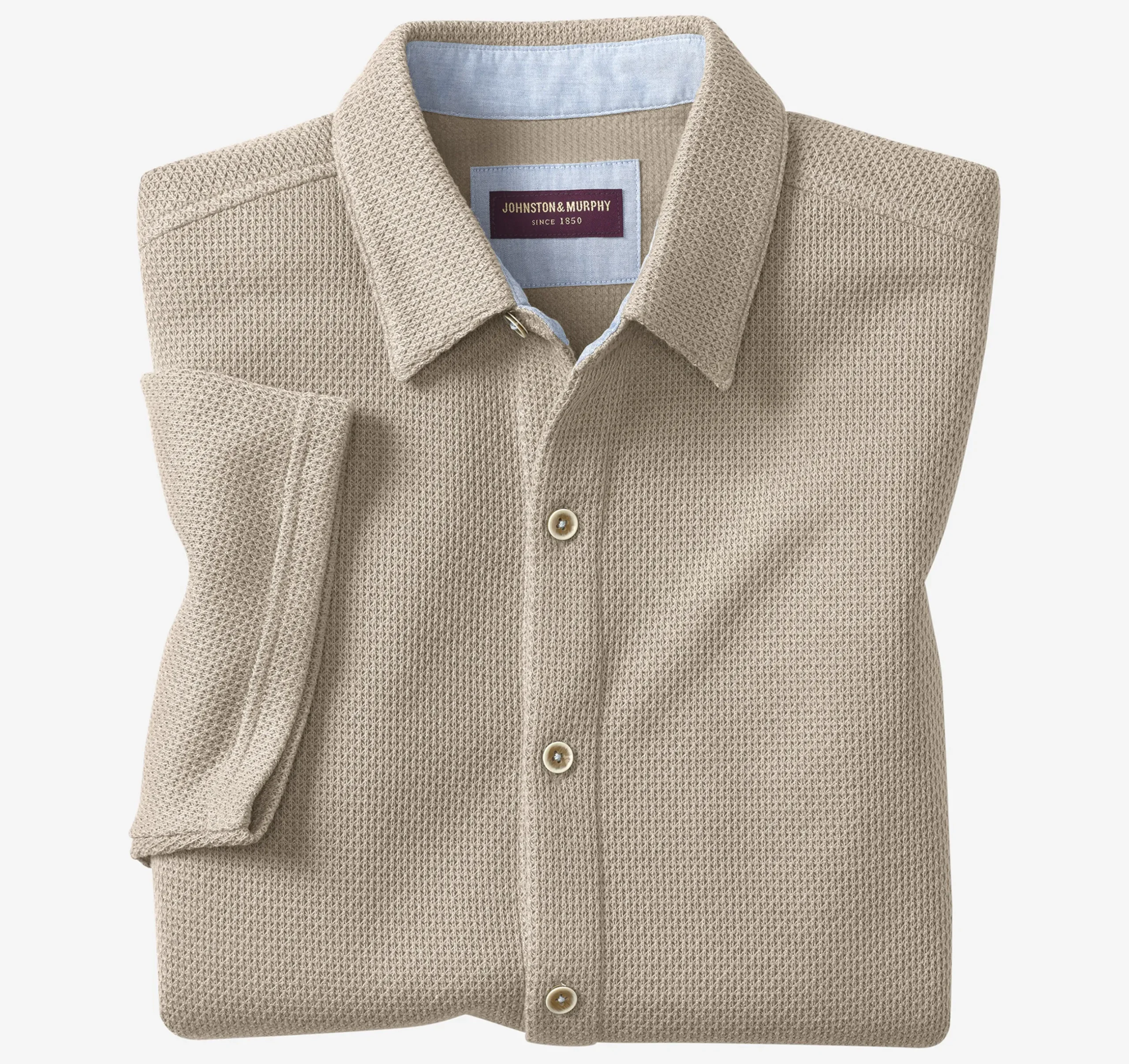 Linden Textured Short-Sleeve Shirt