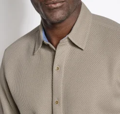 Linden Textured Short-Sleeve Shirt
