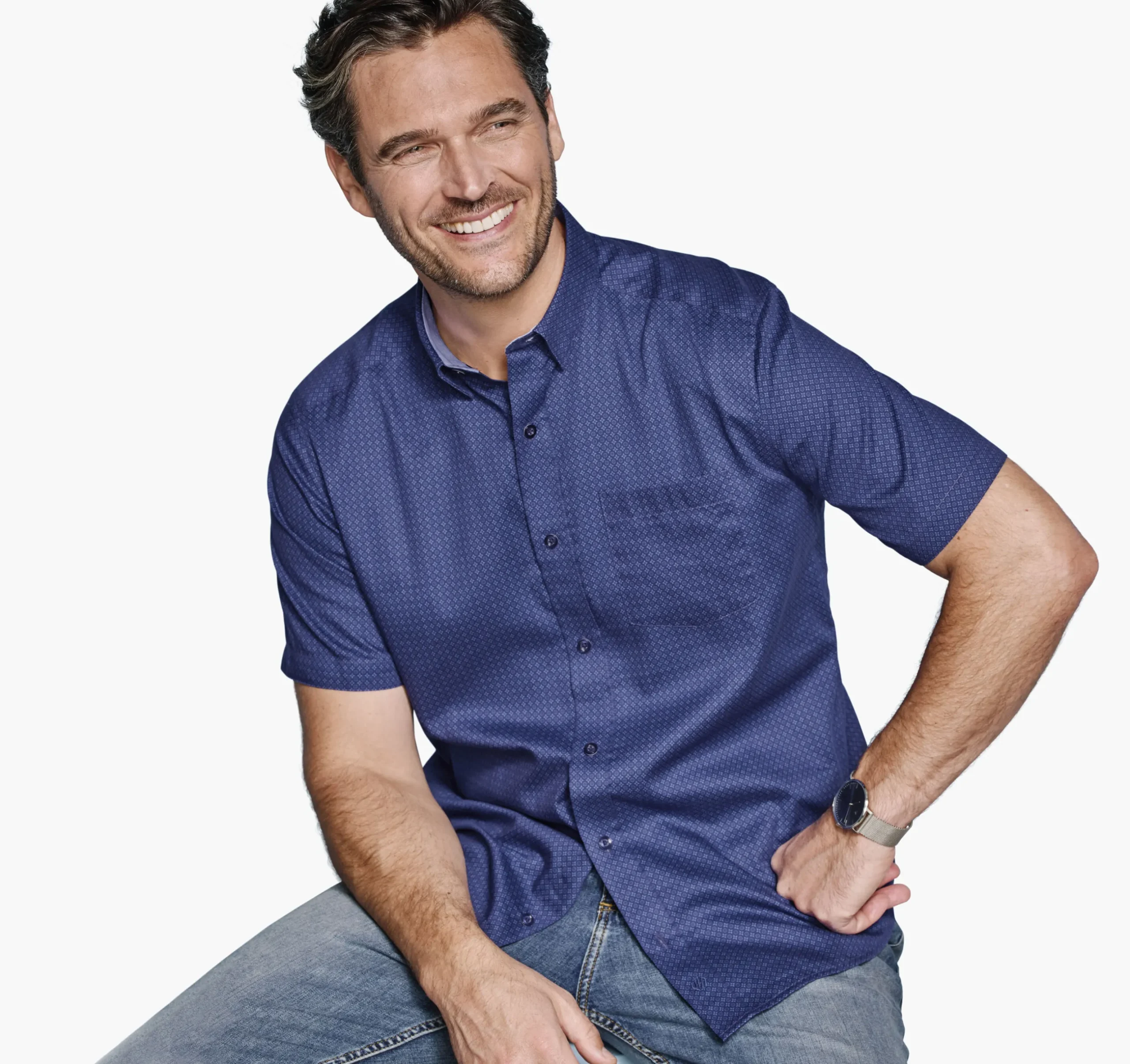 Logan Printed Short-Sleeve Shirt