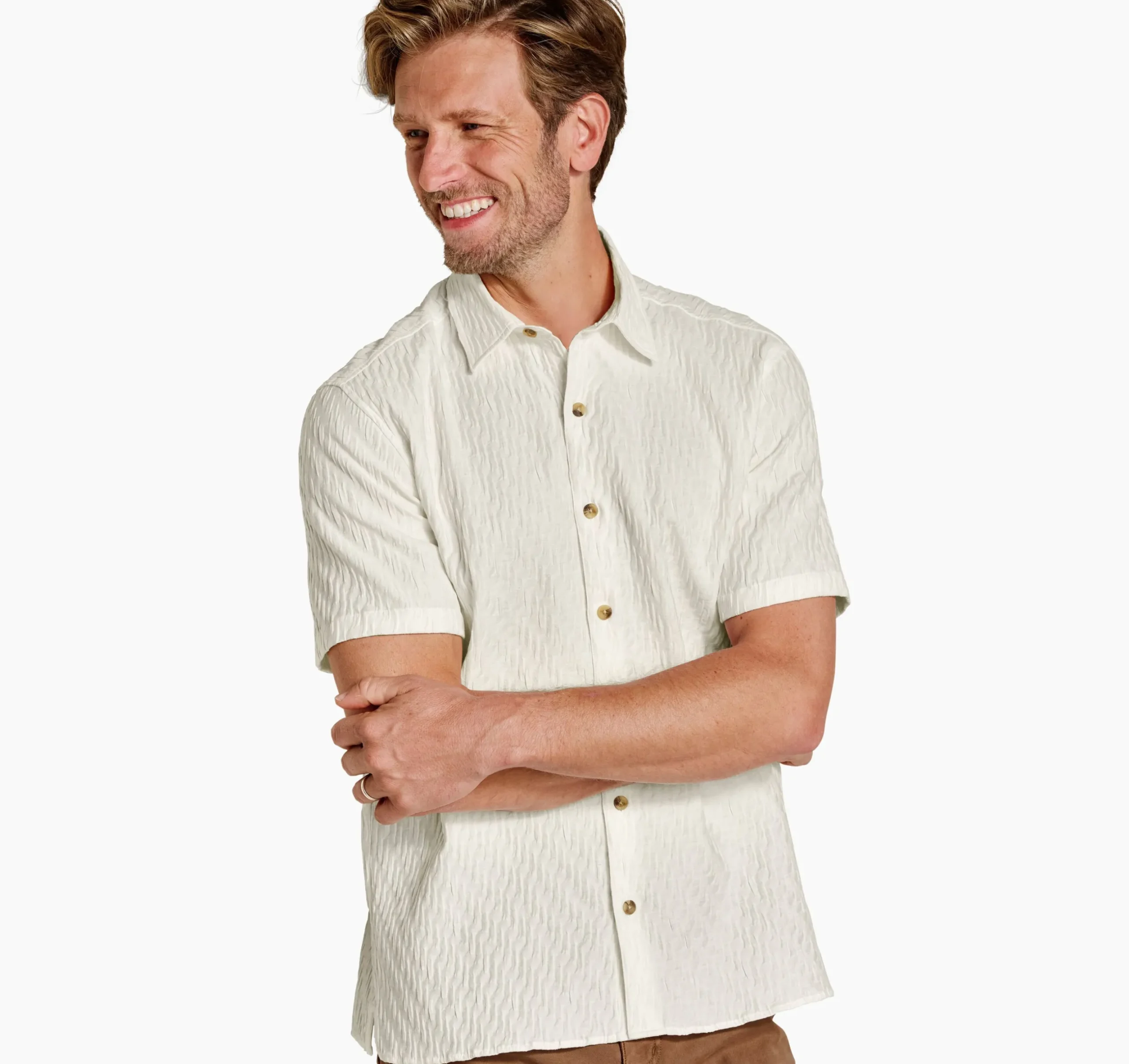 Monterey Textured Short-Sleeve Shirt