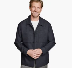 Patterned Shirt Jacket