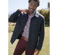 Patterned Shirt Jacket