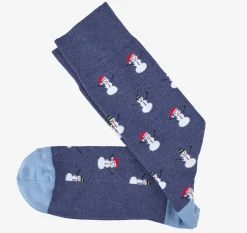 Pima Cotton Holiday-Themed Socks