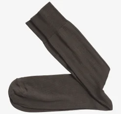 Pima Cotton Ribbed Socks