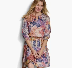 Printed Tiered Dress