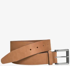 Roller Buckle Leather Belt