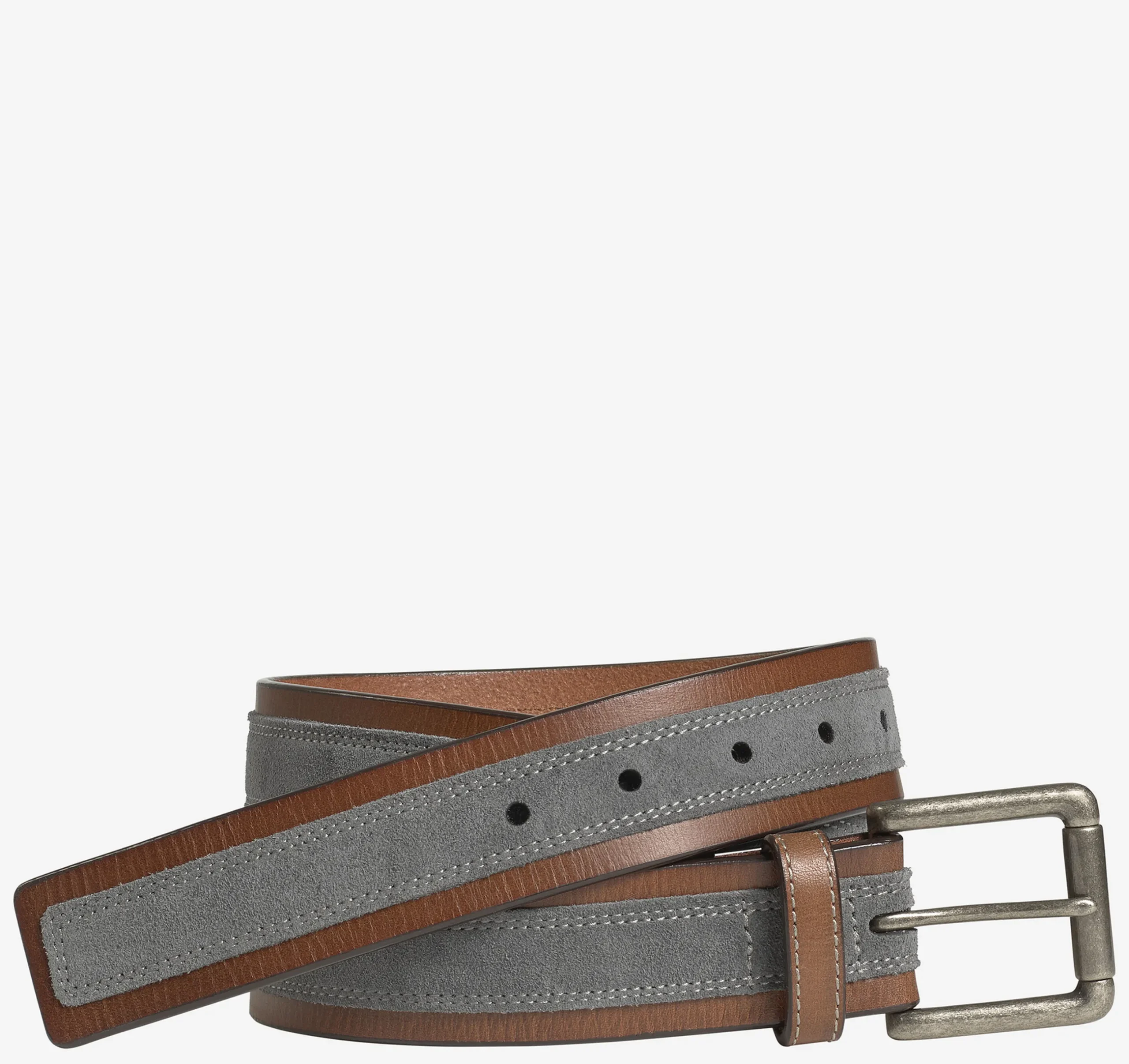 Suede Overlay Belt
