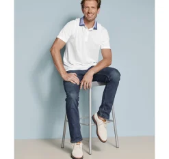 Tipped-Collar Polo