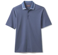 Tipped-Collar Polo