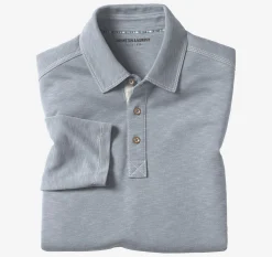 Vintage Slub Long-Sleeve Polo