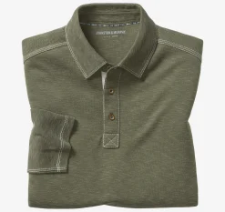 Vintage Slub Long-Sleeve Polo