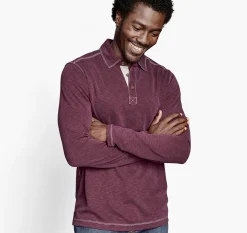 Vintage Slub Long-Sleeve Polo