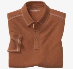 Vintage Slub Long-Sleeve Polo