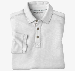 Vintage Slub Long-Sleeve Polo