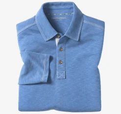 Vintage Slub Long-Sleeve Polo