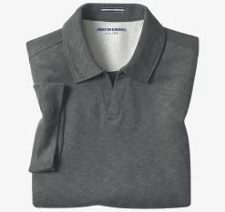 Vintage Slub V-Neck Polo