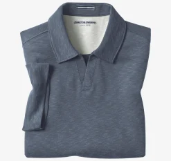 Vintage Slub V-Neck Polo