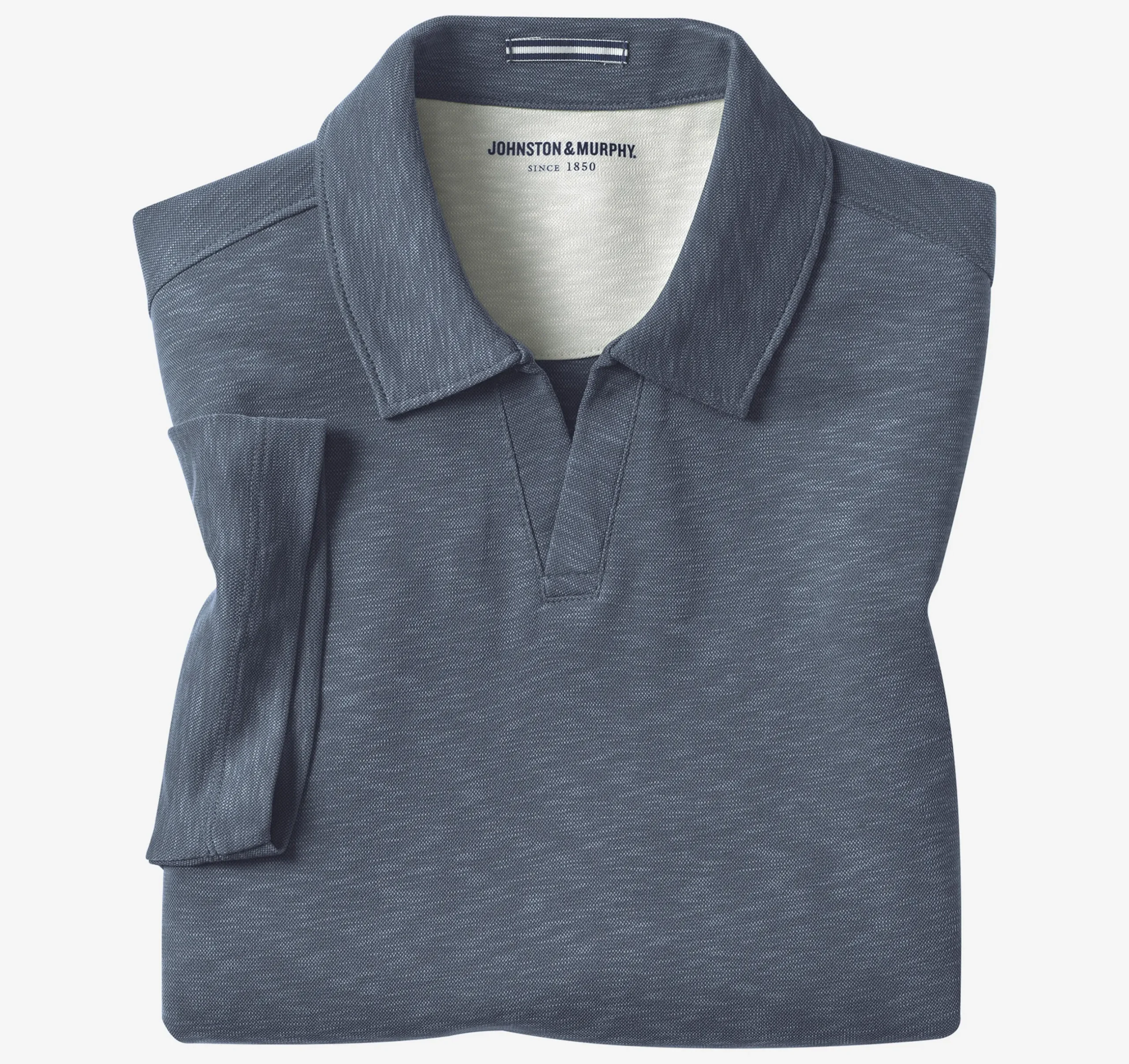 Vintage Slub V-Neck Polo