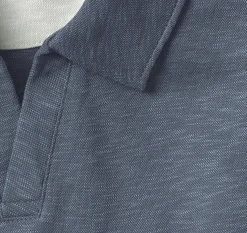 Vintage Slub V-Neck Polo