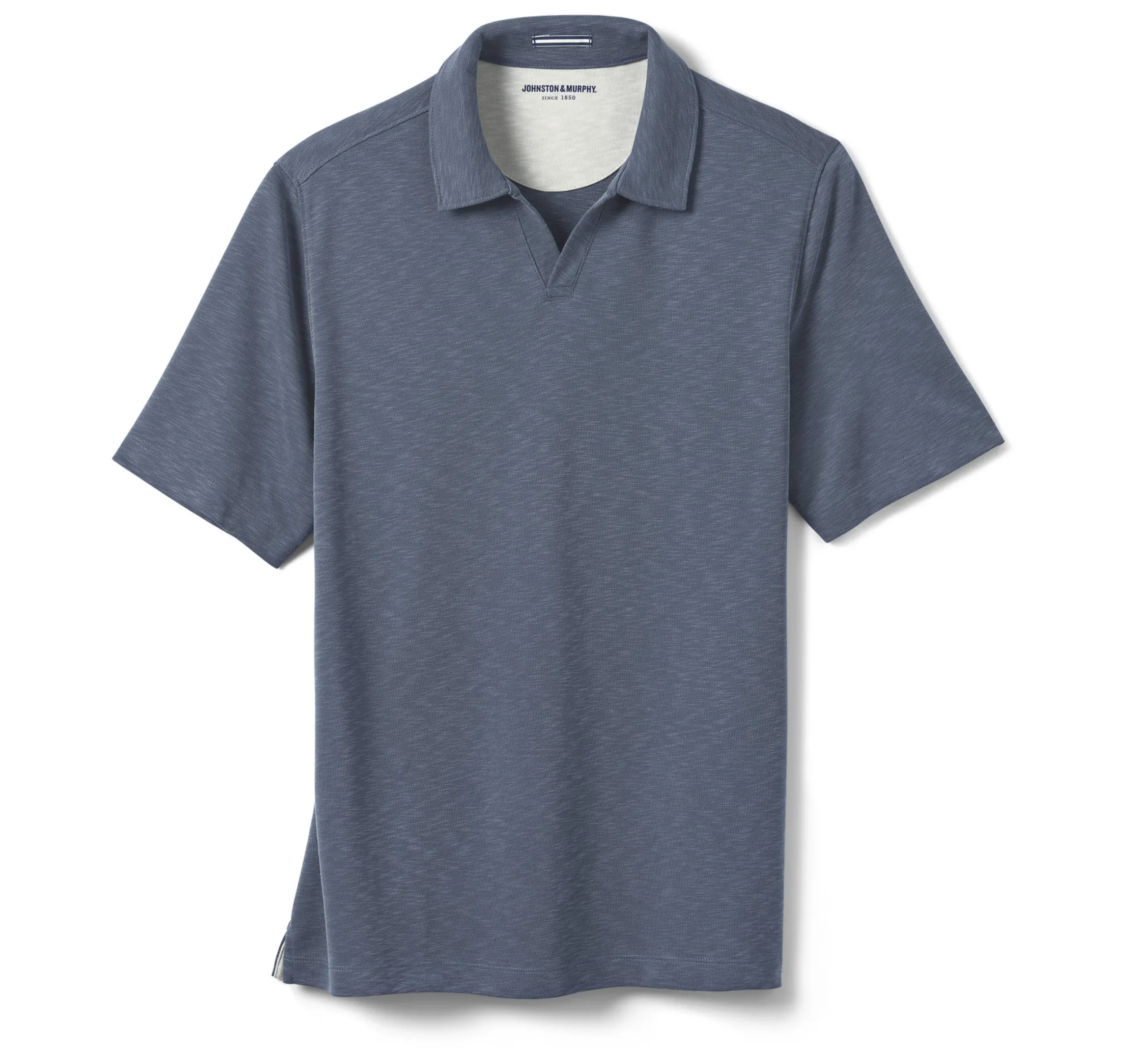 Vintage Slub V-Neck Polo