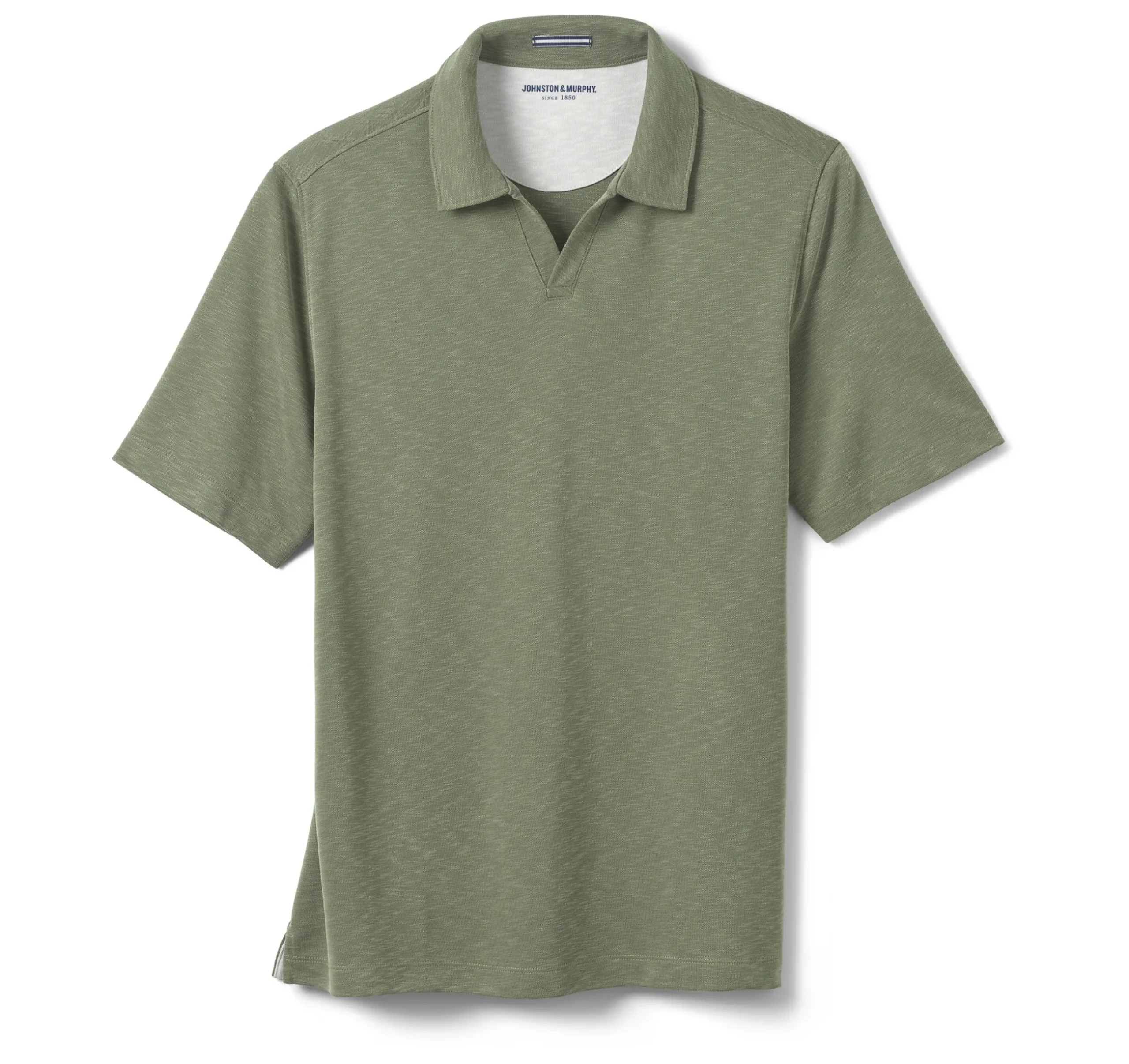 Vintage Slub V-Neck Polo