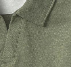Vintage Slub V-Neck Polo