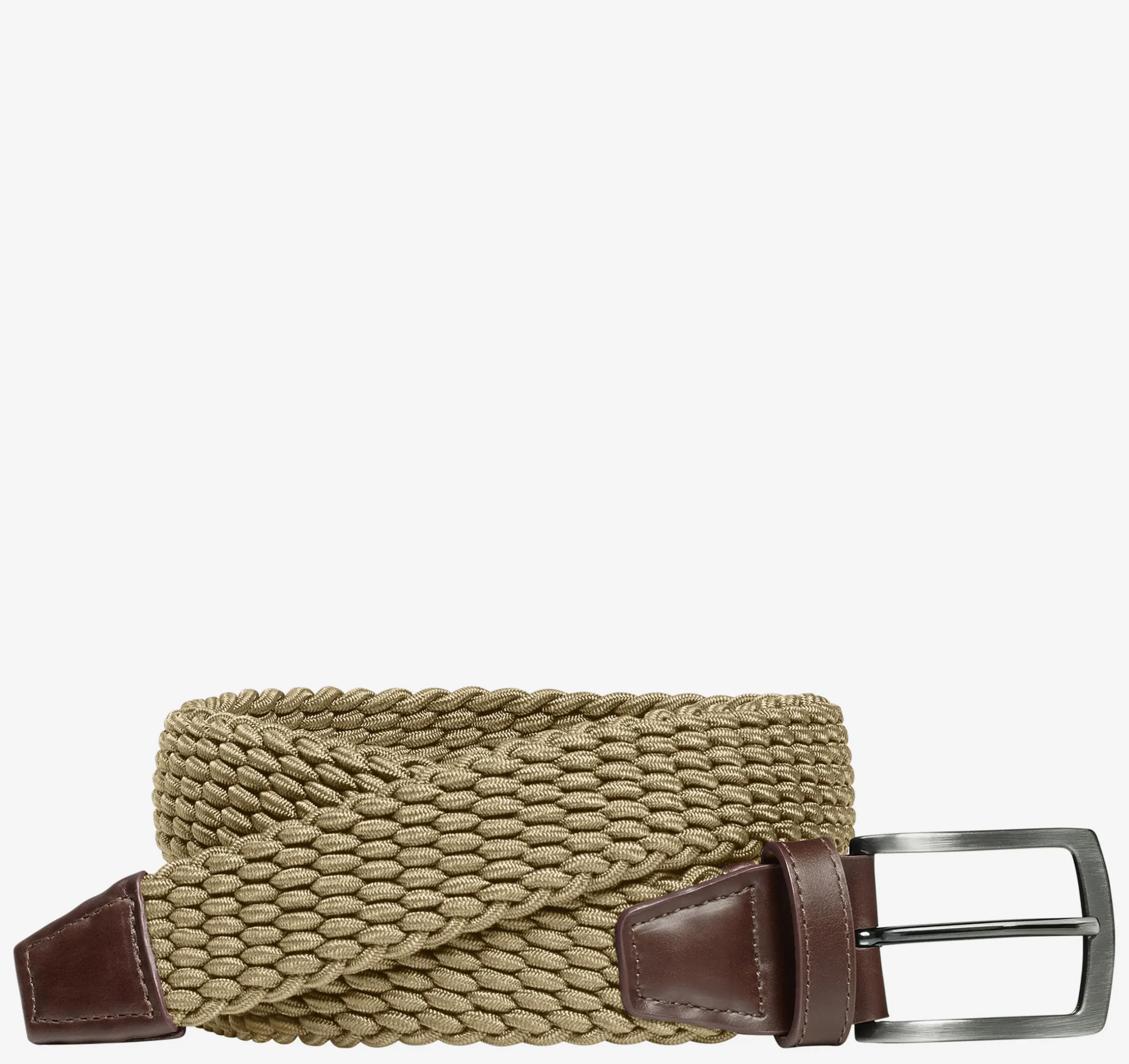 Woven Stretch-Knit Belt