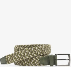Woven Stretch-Knit Belt
