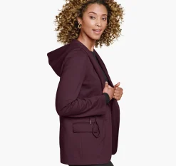 XC Flex® Shawl-Collar Blazer with Hood