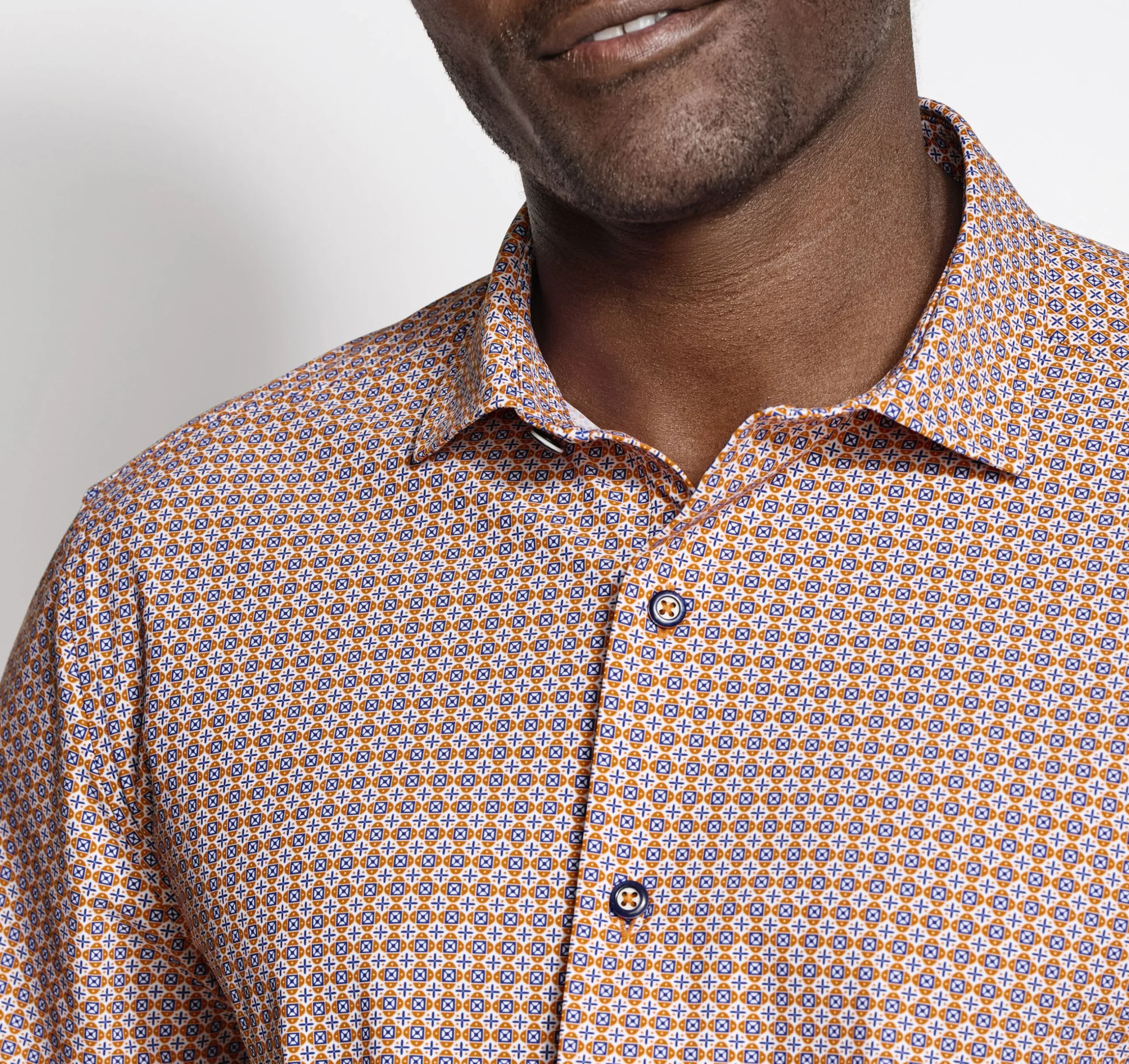 XC+™ Motion Short-Sleeve Print Knit Shirt