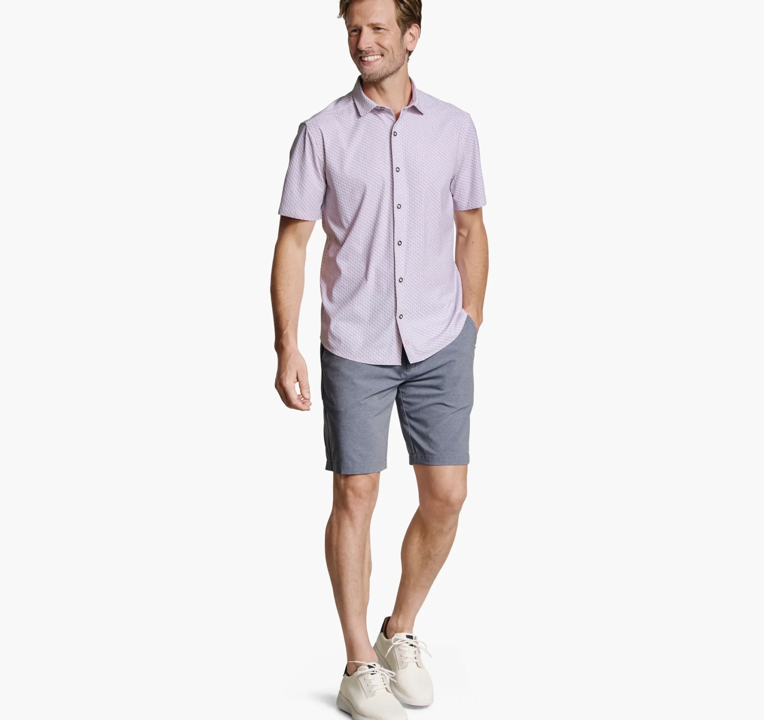 XC+™ Motion Short-Sleeve Print Knit Shirt